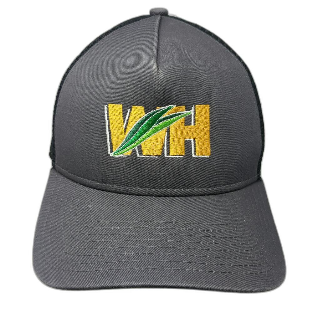 New Era Trucker Hat Gray One Size Western Hybrids Snapback Mesh Back 9FORTY Logo